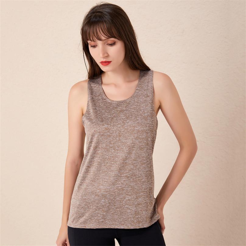 Women Fashion Sexy Solid Breathable Sleeveless Off Shoulder Vest Shirt Sports Casual Blouse