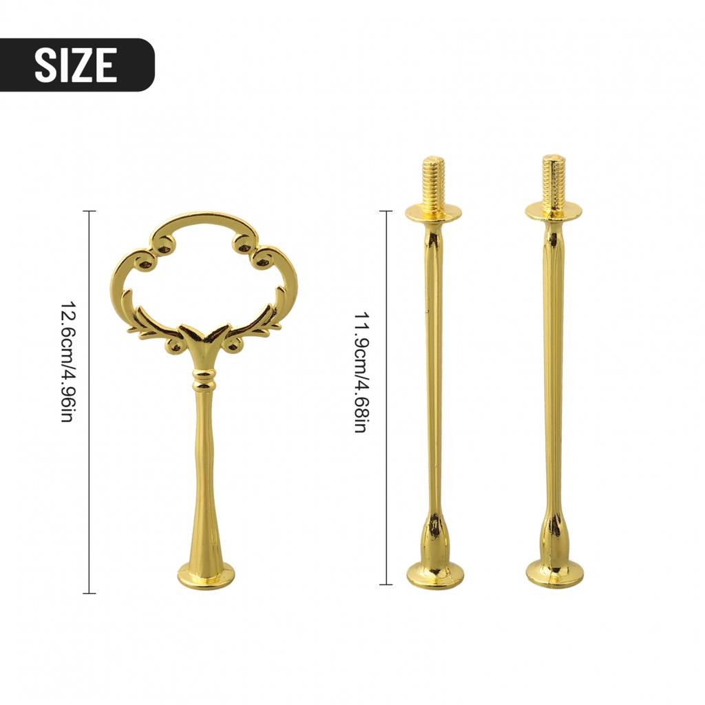 Подставка для торта в европейском стиле из цинкового сплава, 2/3 яруса