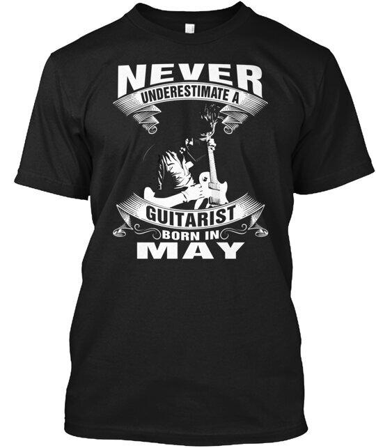 Guitarist Born In May T-Shirt Made in the USA Size S to 5XL Unisex T-Shirt