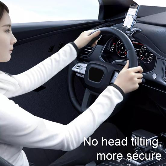 Автомобильный держатель для телефона, регулируемое на 360 градусов крепление для приборной панели, универсальный пружинный зажим, многофункциональное автоматическое крепление для мобильного телефона, опорный кронштейн, аксессуары для телефонов