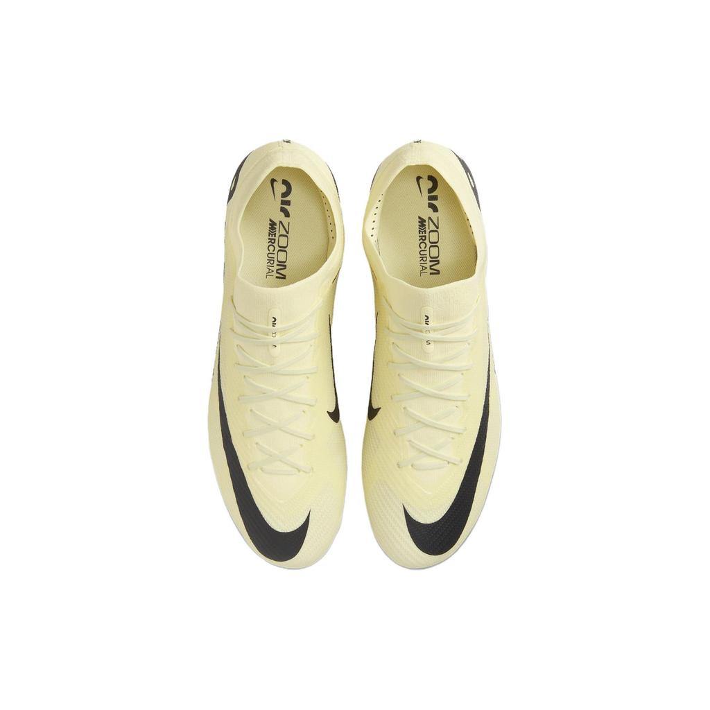 Nike Mercurial Vapor 15 Pro Шнурованные HG (Резиновые короткие шипы) Бутсы для футбола с искусственной травой Унисекс Футбольные бутсы Желто-черные DJ5602-700