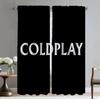 Тюль для спальни Rock-coldplay Оконная штора для комнаты 2-панельные противомоскитные шторы для домашнего интерьера Шторы Оттенки Разделитель