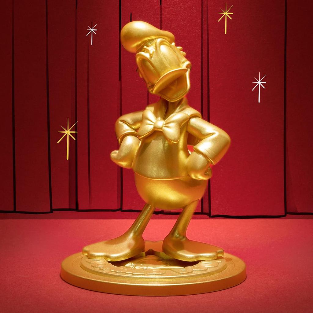 POP MART DISNEY Donald Duck 90th Anniversary Series Box of Pop Mart Gachapon Blind Box Plastic Premium PVC Soft Original Birthday Gift [Assorted 9]