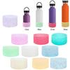Glitter Silicone Water Bottle Boot Sleeve Non-slip Insulation Cup Bottom Protector Anti-scalding