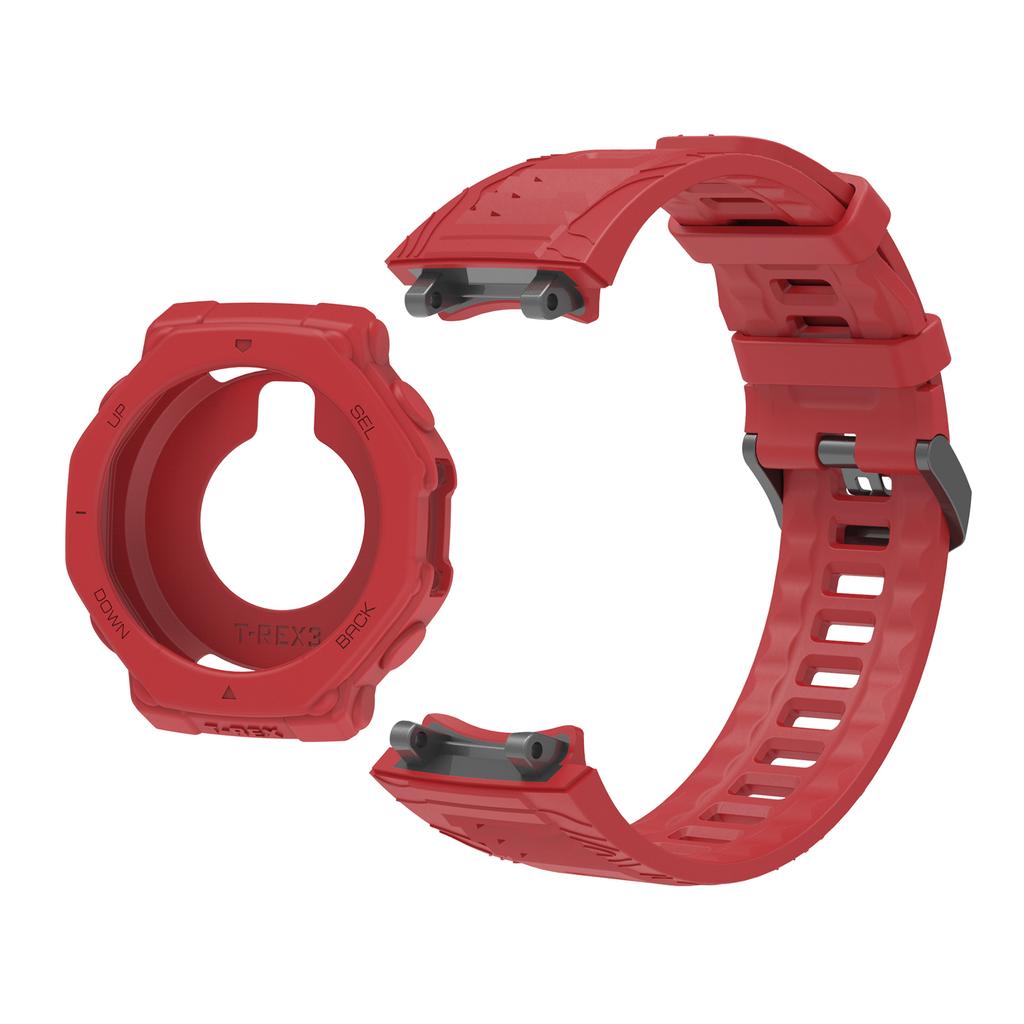 Для Huami Amazfit T-Rex 3 ремешок и корпус часов того же цвета одноцветный регулируемый ремешок + украшение в виде ракушки