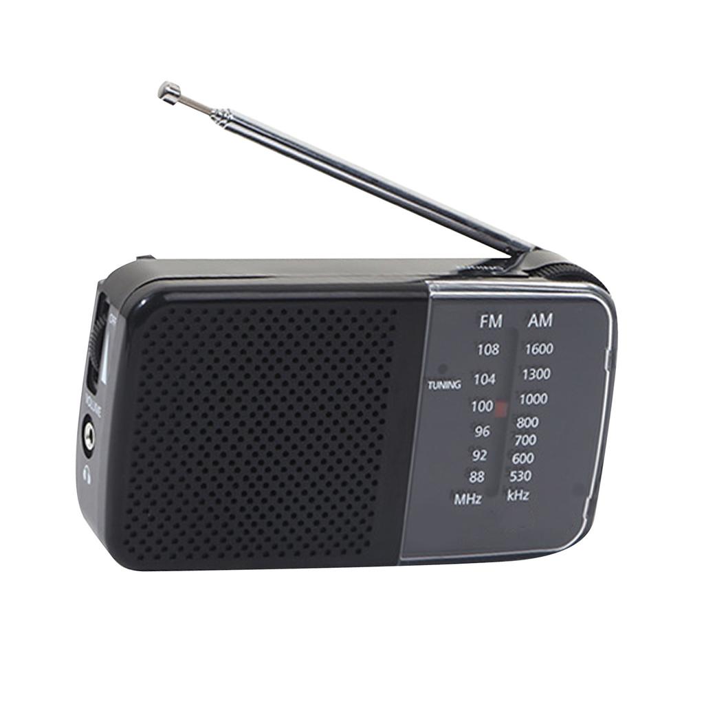Портативное AM FM КВ радио Маленькое Ретро Винтажное радио Работающее от батарей Портативное ручное радио для дома