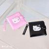 Sanrio Vinyl Wallet Love Hello Hello Kitty Black PVC Bifold Wallet for Ages 3 and Up (I Kitty) (Product Code 606464)
