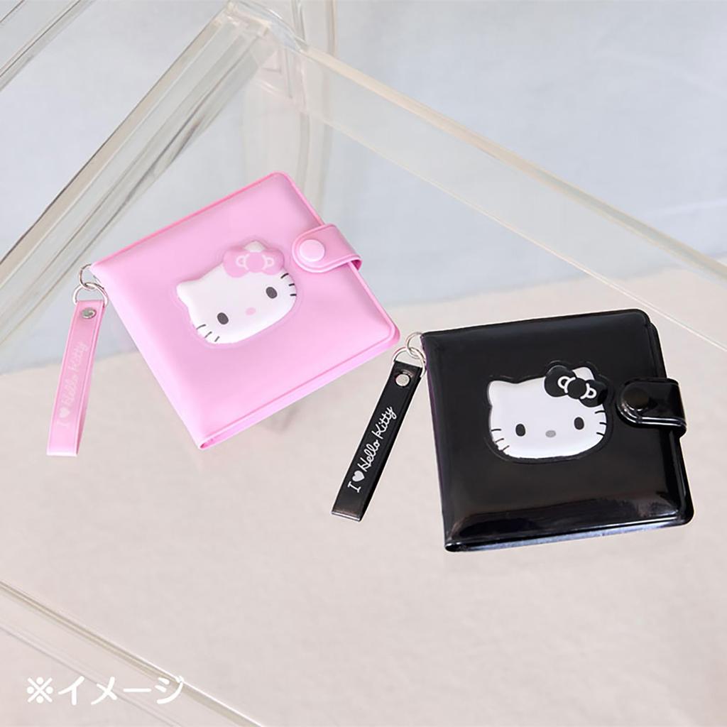 Sanrio Vinyl Wallet Love Hello Hello Kitty Black PVC Bifold Wallet for Ages 3 and Up (I Kitty) (Product Code 606464)