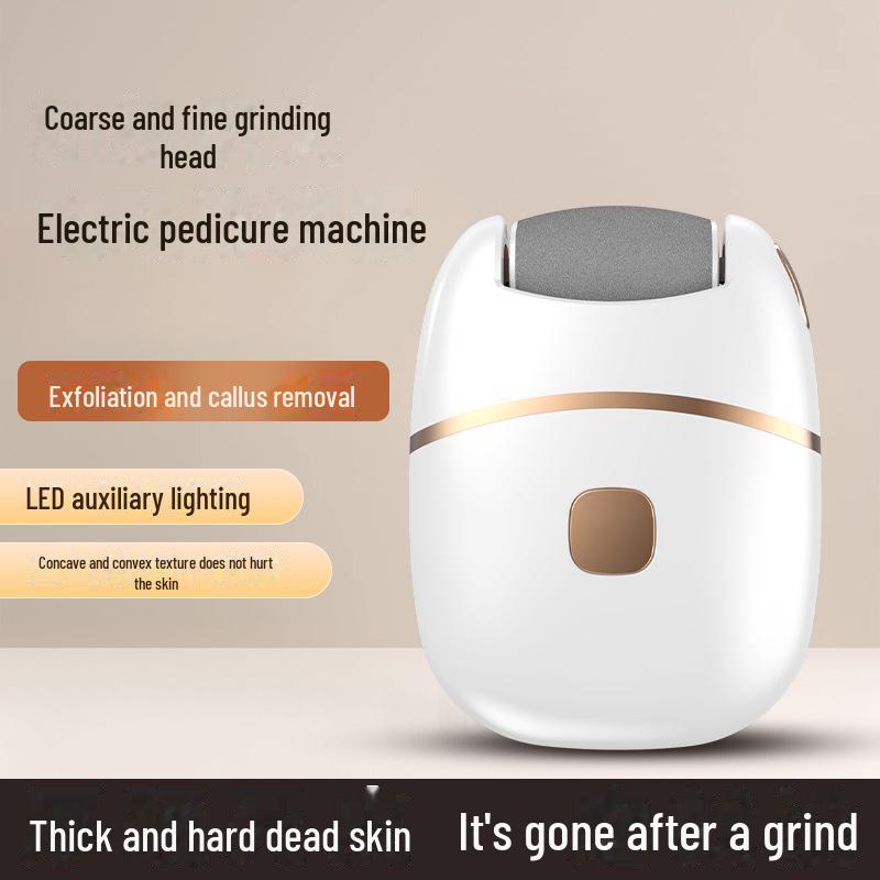2024 Электрический станок для шлифовки ног: USB-перезаряжаемый педикюрный прибор для легкого пилинга и удаления мозолей