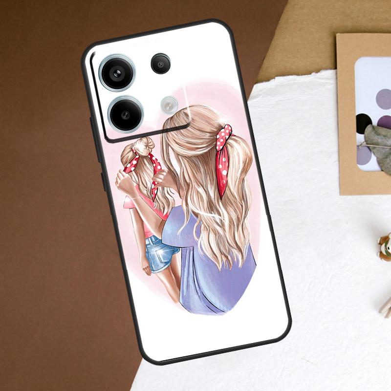 Чехол 'Мама и Дочь' Для Redmi Note 13 Pro Plus 9 10 11 12 Pro 9S 10S 11S 12S Чехол Для Redmi 12 C 10C 13C