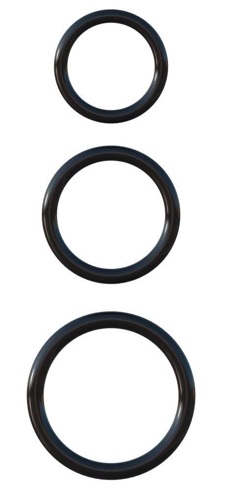 Fantasy C-Ringz - 3 Silicone Penis and Ball Rings