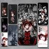 Чехол для телефона Tokisaki K-Kurumi для Samsung S25, S24, S21, S22, S23, S30, Ultra, S20, Plus, Fe, Lite, Note, 10, 9, 5G Черный