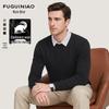 Мужской осенний плотный вязаный пуловер FUGUINIAO