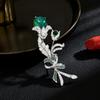 Senior Brooches Flower Leaf Brooch Pins for Women Suit Pendant Fashion Brooches Jewelry