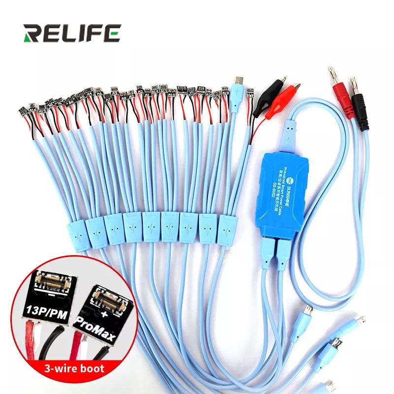 SS-905D V9.0 Service DC Power Supply Current Testing Cable For Android iPhone 6G~15/Plus/Pro Max IPhone Power Boot Control Line
