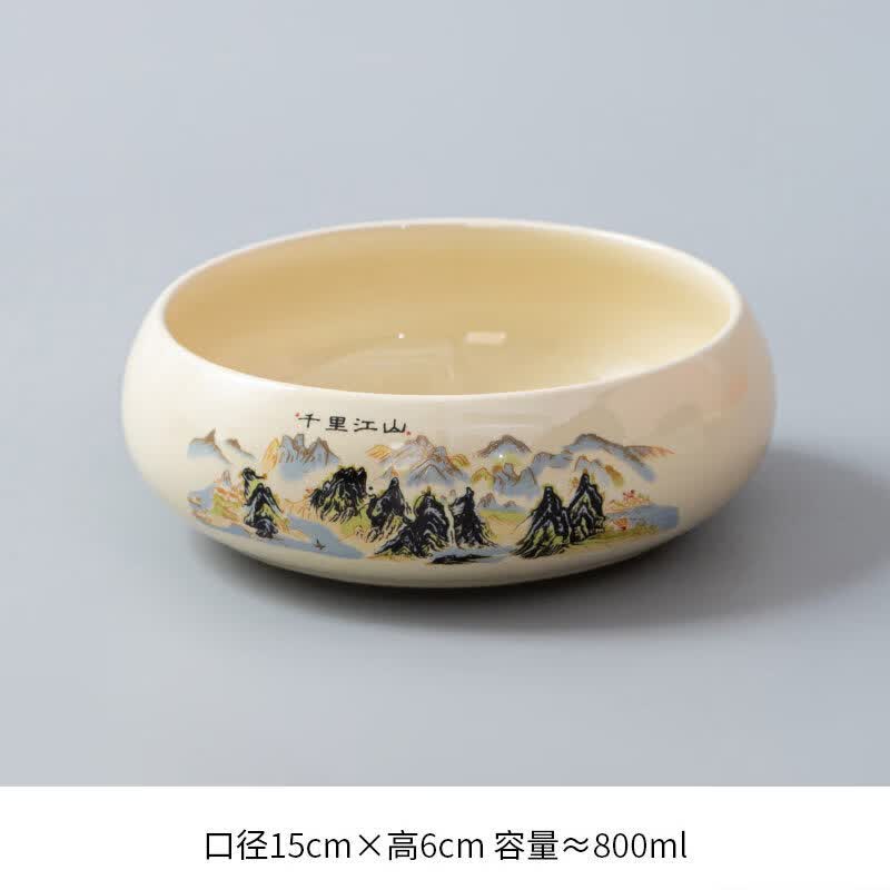 Керамический умывальник для чая УОСО Gongfu