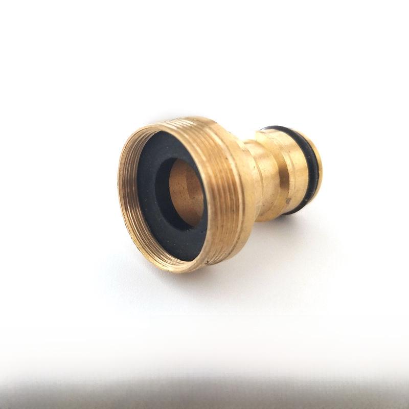 Адаптер для смесителя для раковины из меди с быстрым соединением, резьба 22x23 мм, аксессуар для перехода на трубу с мягкой водой