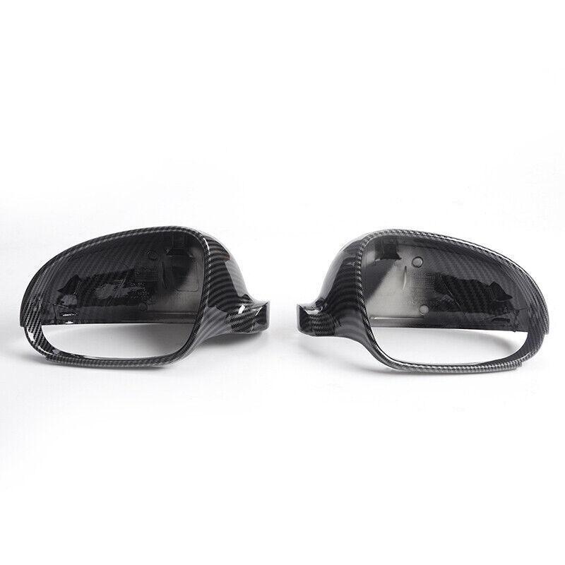 Для Volkswagen VW Golf 5 MK5 GTI Jetta 5 Passat B6 B5.5 Крышка бокового зеркала заднего вида автомобиля, накладка на крыло, внешняя накладка на дверь, отделка, карбон