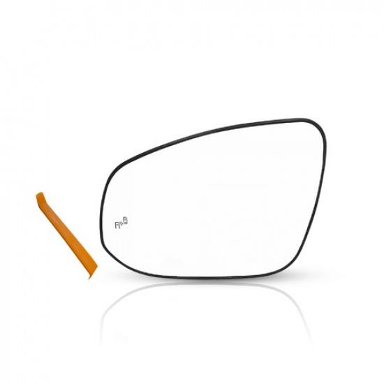 Left Driver Side Mirror Glass Heated W/ Blind Spot For Toyota Rav4 -2025