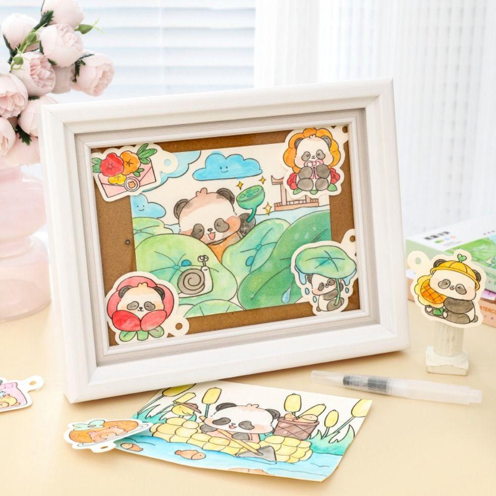 Creative Gouache Graffiti Picture Book Watercolor Coloring Set Intellectual Development