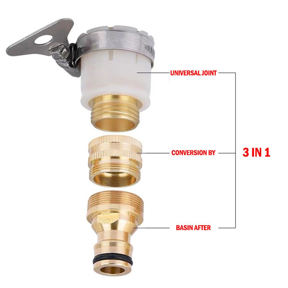 Universal Kitchen Faucet Connector Faucet Adapter For Hose Gardening Watering Tools Equipment