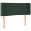 VidaXL Headboard with Ears Dark Green 83x16x78-88 Cm Velvet3119039