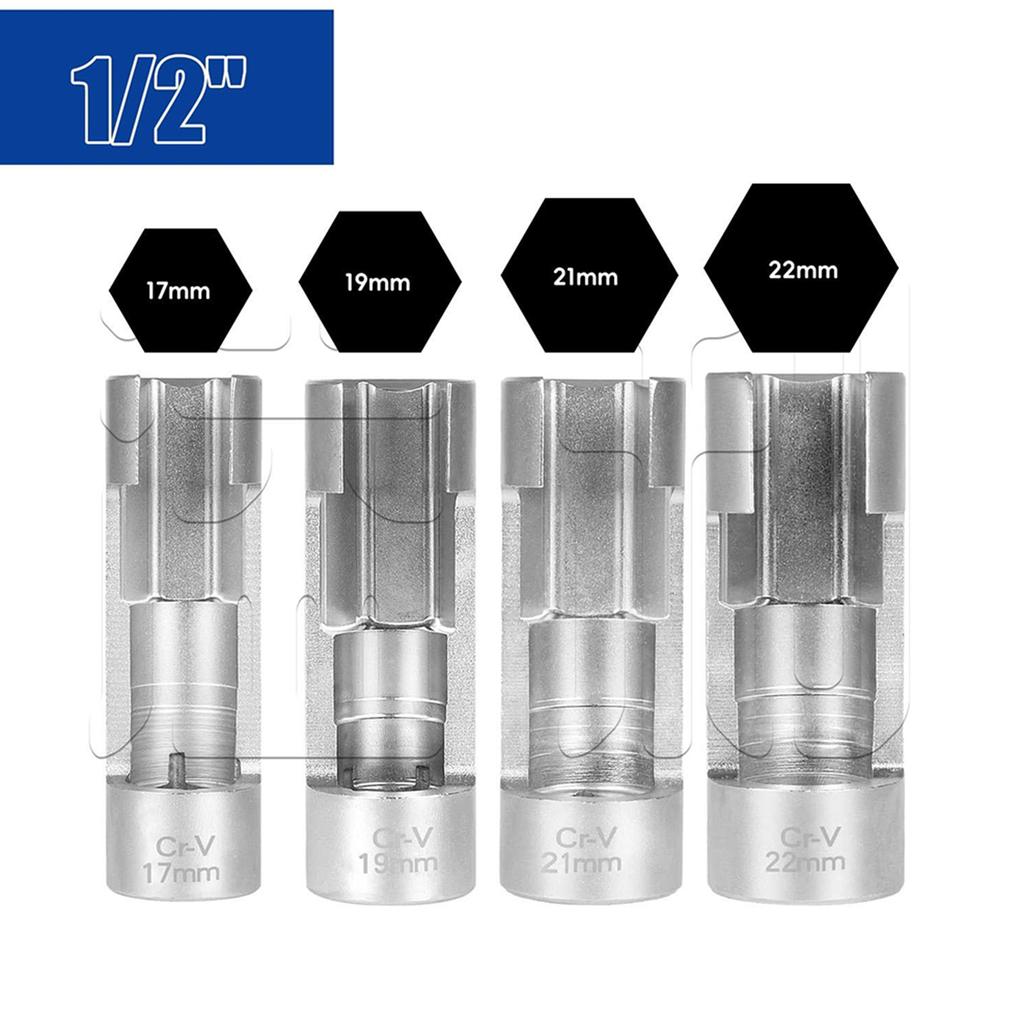 9 шт./набор Ключ для масляной трубки Инструмент для снятия Автомобильный набор для снятия датчика давления масла Набор торцевых головок для кислородного датчика для автомобиля