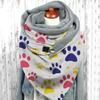 Women Butterfly Printing Scarf Fashion Multi-Purpose Shawl Scarf