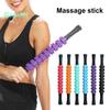 Gear Massage Roller Stick - Deep Tissue Relaxation, Fitness Muscle Sore Relief, Physical Therapy Fascia Roller Massager Shaft Plastic Rolling Pin