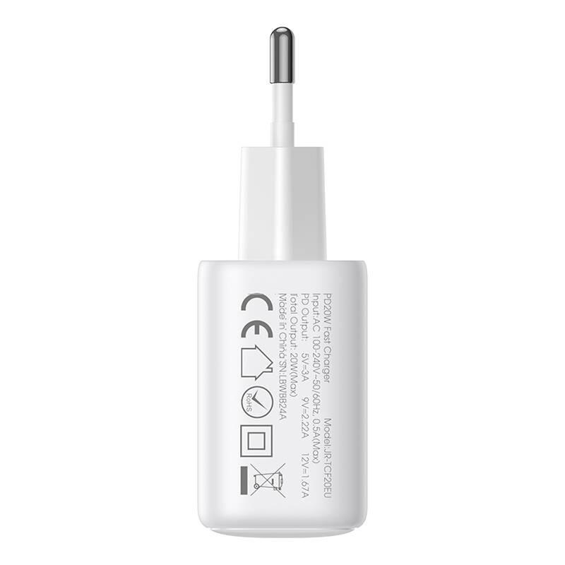 Ładowarka Sieciowa Joyroom Jr-Tcf12 Dual-Port (2C) 20W (Biały)