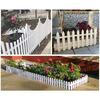 Garden Fencing Trellis White Plastic Decorative Fences Lightweight Easy Installation Edging Fence for Garden Flower Bed Decor