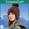 Knitted Winter Earmuff Hat For Women With Windproof Warmth Stylish Casual Wear
