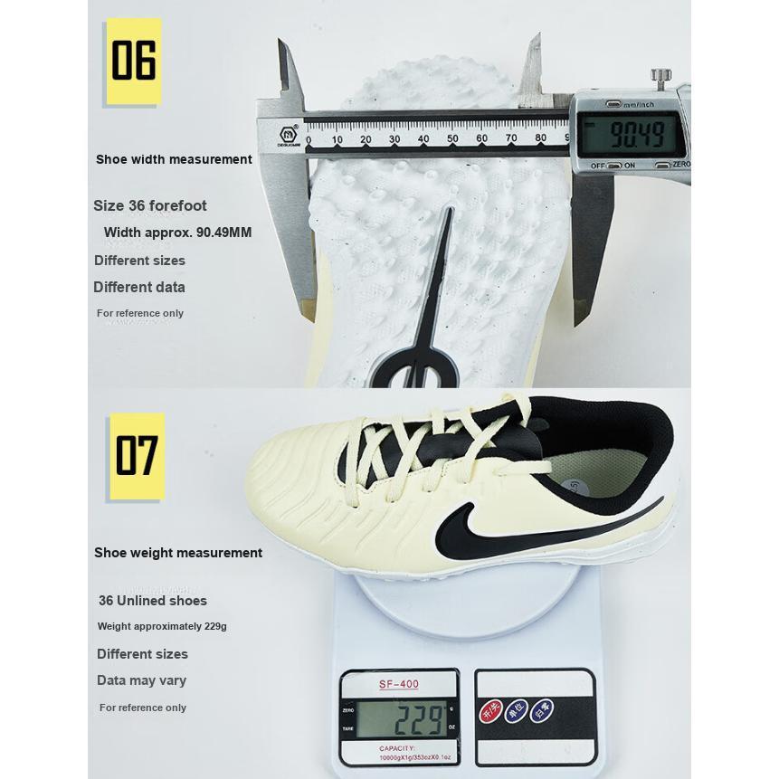 Nike Детские кроссовки Tiempo Legend 10 Club TF GS Mad Ready Pack кремово-лимонадно-черные DV4355-700