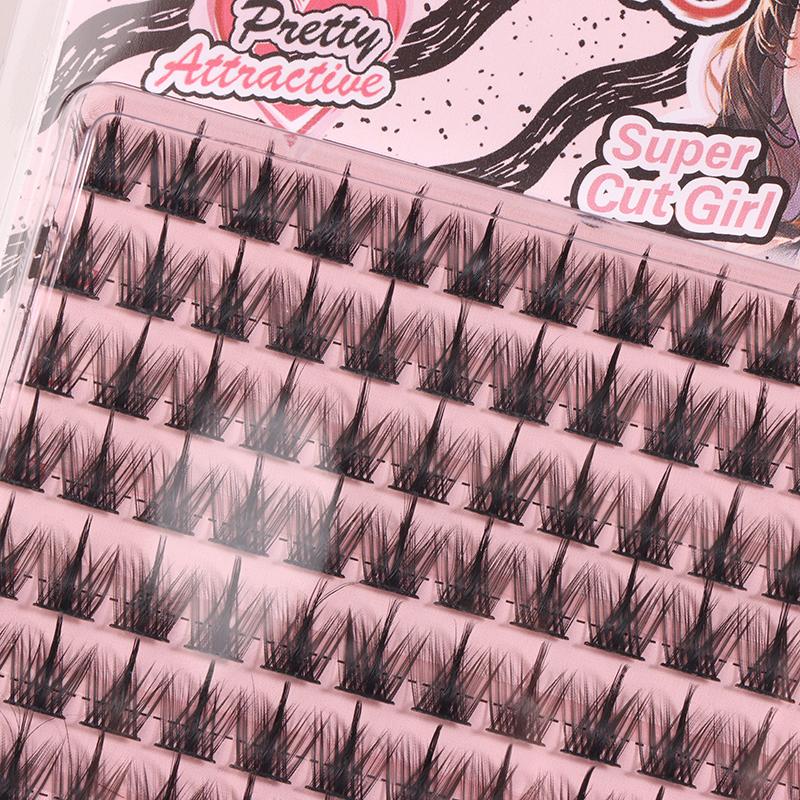 5/10 рядов отдельных ресниц сегментированные ресницы своими руками натуральные ресницы Manga накладные ресницы мягкие накладные ресницы корейский макияж