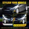 2X Switchback LED Sequential Side Marker Light For 2010-2014 Volkswagen MK6 GTI