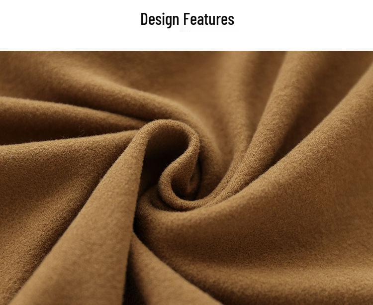 Женская универсальная вельветовая рубашка пэчворк с полувысоким воротником - Осень/Зима 2025