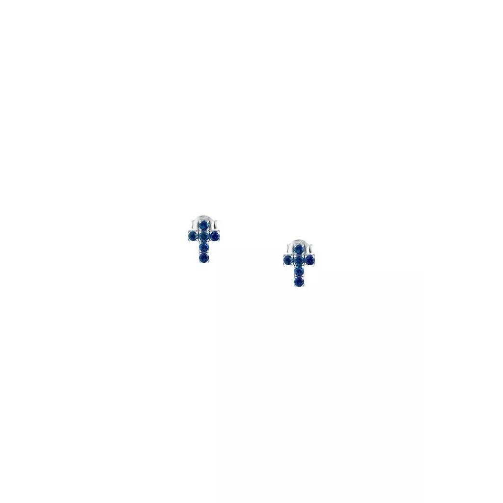 Morellato Tesori Earrings With Blue Cross SAIW219 For Women