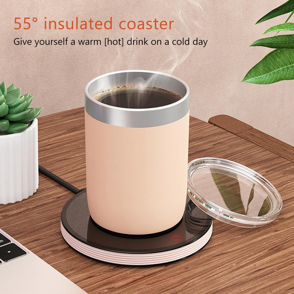 Coffee Mug Warmer Thermal Coaster Water Cup Heating Pad for Desk Home Office Milk Tea Water Heating US 110V