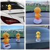 Solar Powered Swinging Chicken Car Dashboard Decoration Creative Cartoon Accessories Gift Interior Doll Car Q8E0