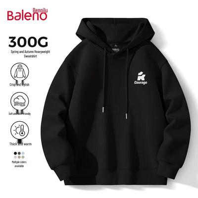 Мужское худи пуловер с капюшоном Baleno, утяжеленное