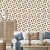 Lions Wallpaper White, Orange and Green for Living Room and Bedroom 50x1000