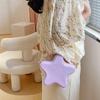 Cute Candy Color Star Shape Women's Mini Crossbody Shoulder Bag Summer Girls Chain Funny Purse Children Jelly Clutch Handbag CLE