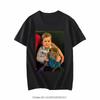 Summer Fashion Heavyweight Retro Unisexs Tshirt English Letters Solid Color Printed High Quality Casual Fitness Street Tshirt