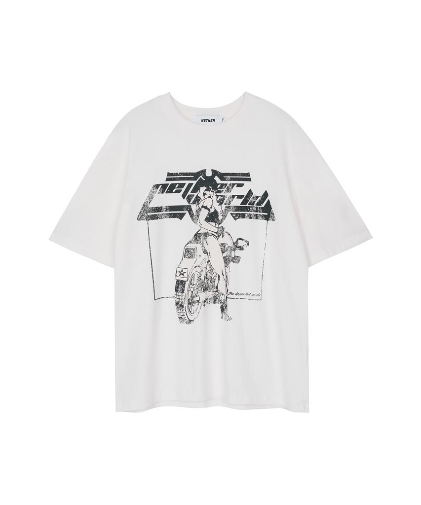 NETHERWORLD Netherworld Hit The Road T-Shirt White