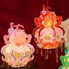 PVC Portable Gourd Lantern Handmade LED Lantern Toys Handheld Gourd Lantern  Hanfu Accessories