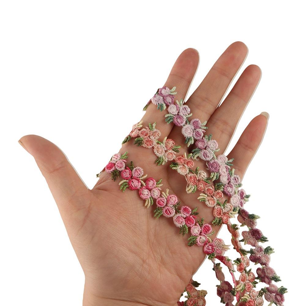 Dress Decoration Flower Embroidered Garment Accessories Lacework Polyester Lace Apparel Sewing Lace