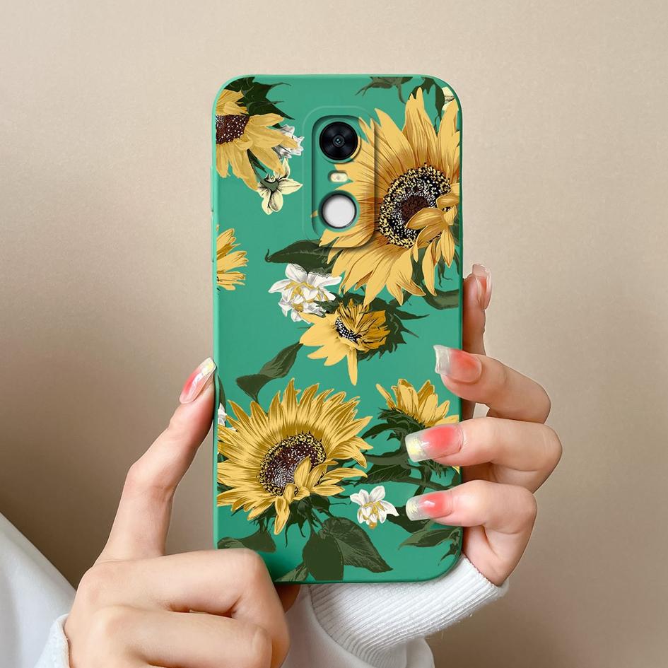 Подходит для Redmi Note 7S 10 10S K80 7 8 9 9T 10T 9S Pro Max Plus Новый чехол Pretty Butterfly Sunflowers Жидкий силиконовый противоскользящий чехол для Redmi Capa