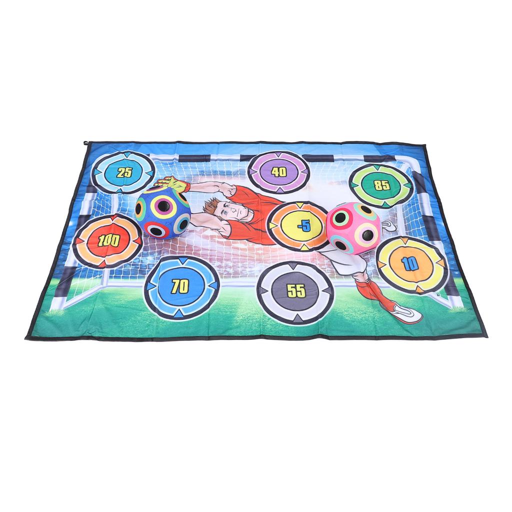 Набор для игры в футбол 2 в 1 с 2 мячами, координация рук и глаз, моторика, бросок, футбольная мишень-ворота