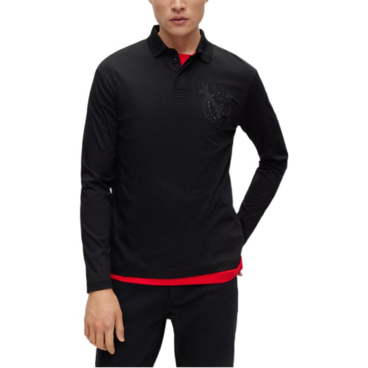HUGO BOSS x Looney Tunes SS23 Polo Shirt Men's Black 50483824-001