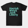 Men Black Print T-shirt Super Large TShirt Harris & Walz & Joy & Liberty No-Cut Transfer Paper Print Cotton Tshirt